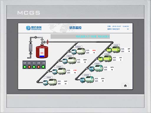 MCGS触摸屏在城市污水处理系统中的应用